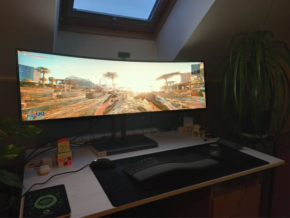 Monitor 32:9 PHILIPS Brilliance 498P9 48.8" 5120x1440px Curved