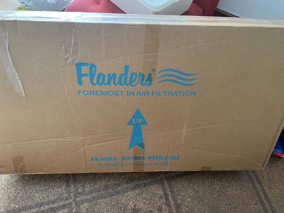 Filtro HEPA Flanders 695 CFM – 59x120x17 cm – novo na caixa