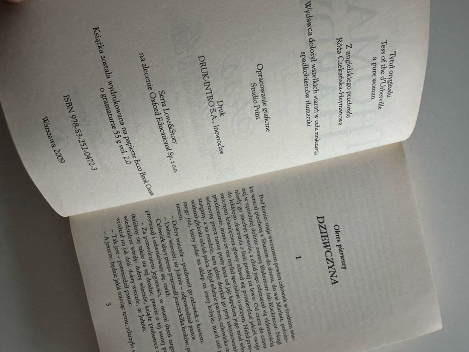 Thomas Hardy - Thessa d’Urberville