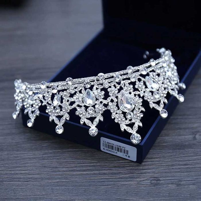 Entrega Imediata Para Noiva Tiara Cristal Acessório Para o Cabelo