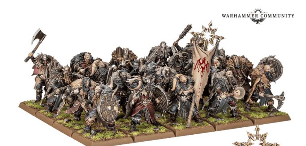 Warhammer The Old World:10 Chaos Marauders(моделі, хобі)