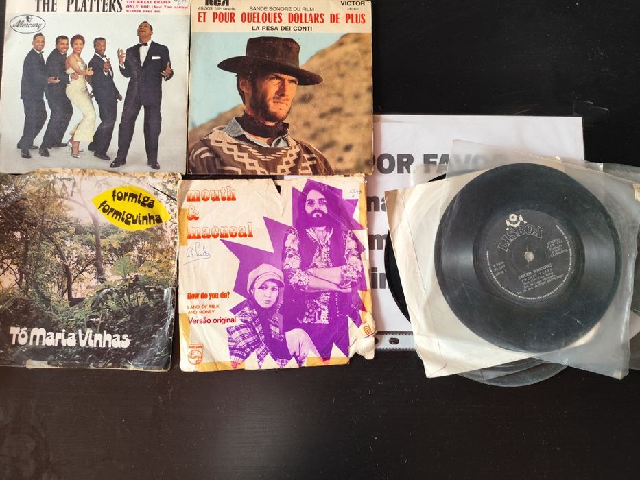 Discos de vinil single o preço é por tudo