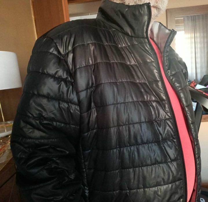 kurtka czarna męska ocieplana , duży rozmiar