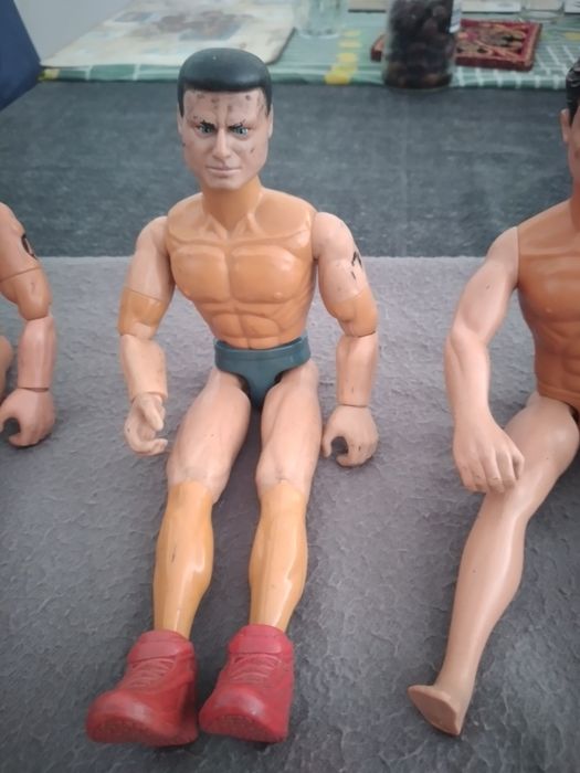 6 Bonecos Action Man, Anos 90, Hasbro