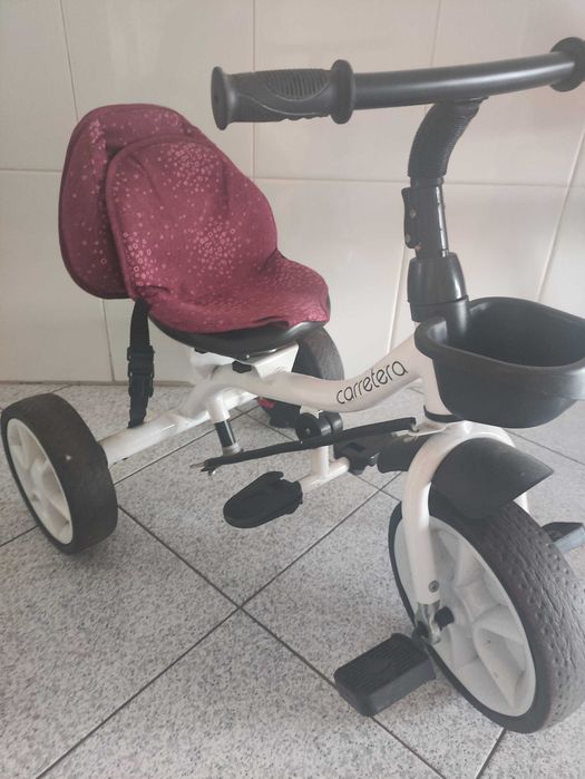 triciclo carretera com pega para adulto empurrar