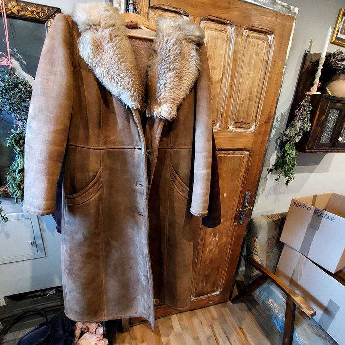 Kożuch damski naturalna skóra