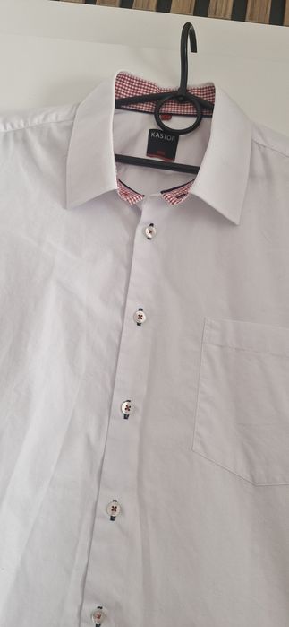 Biała koszula męska rozm.L/XL