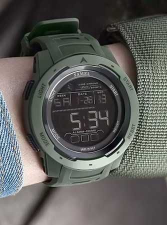 Sportowy wojskowy zegarek Smael 8105 WR50