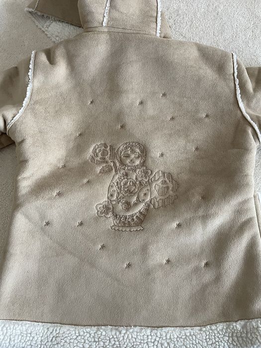 Casaco de pele 4 anos muito quentinho