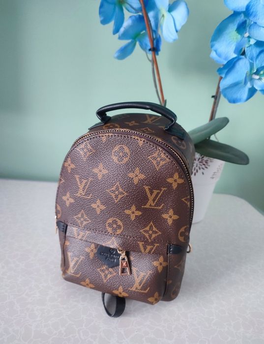 Mały brązowy plecak Louis Vuitton