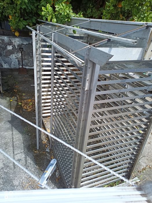 Gênero de viveiro em inox e alumínio