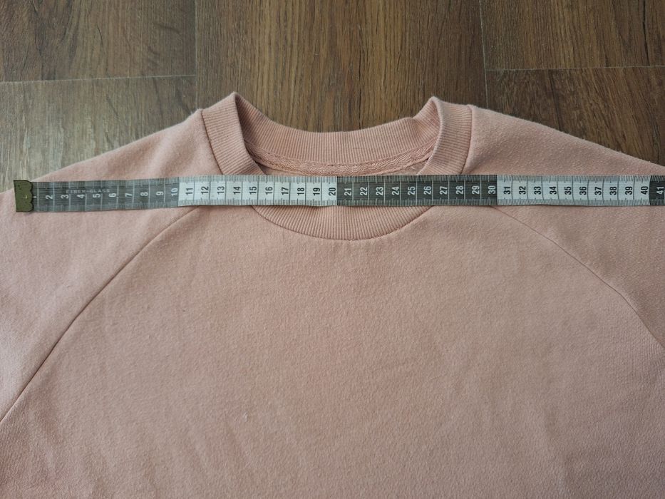 Ciepła, ocieplana bluza pudrowy róż