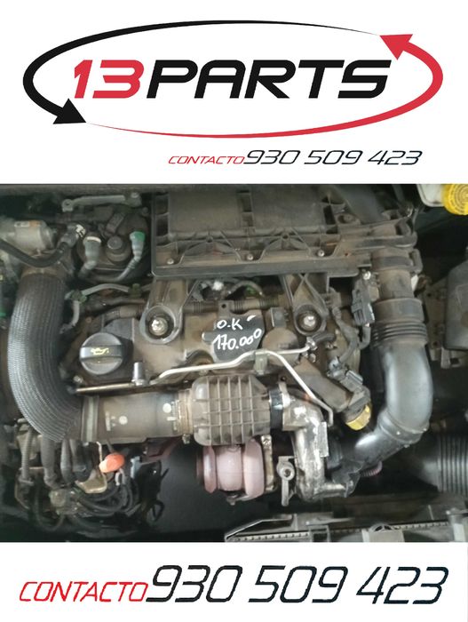 Motor Citroen C3 II 1.4 HDi 2011 8HR #D77