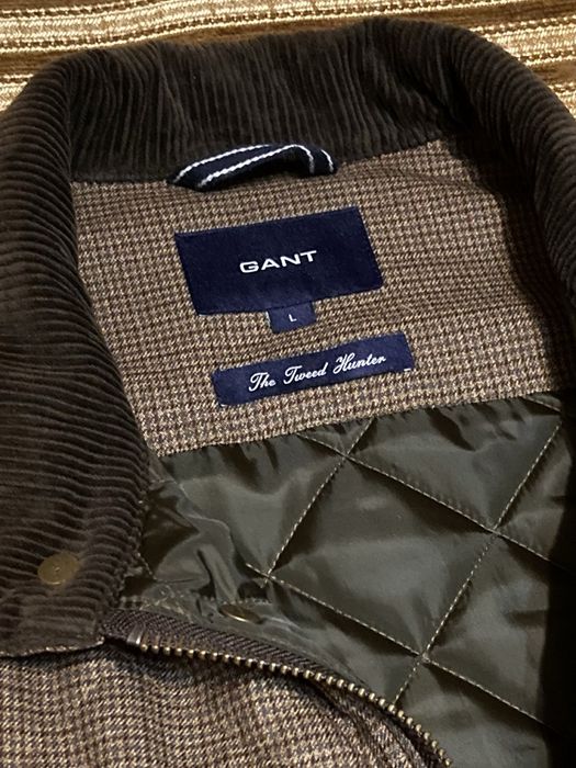 Куртка gant the tweed hunter jacket/barbour/hackett стьобана/пальто