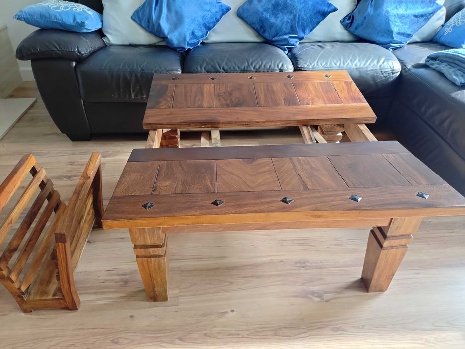 Stolik kawowy Almi Decor + gazetnik