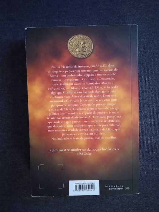 O Lance de Vénus de Steven Saylor, livros baratos