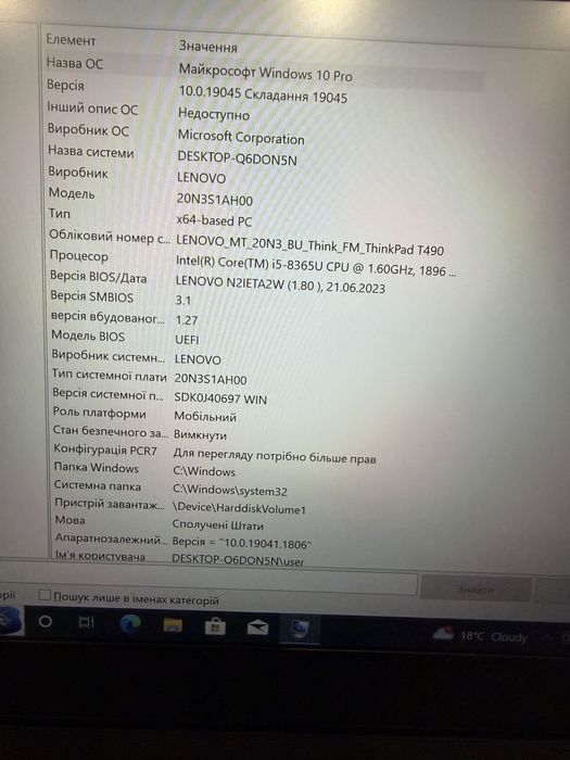 Lenovo ThinkPad T490