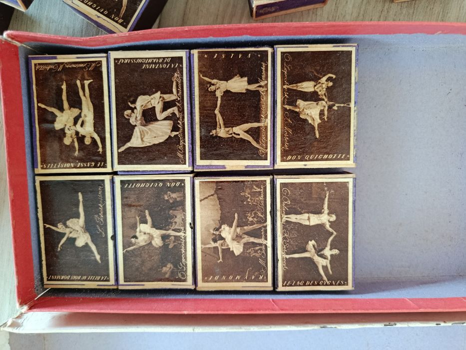 caixa de fósforos coleção Le theatre ballet