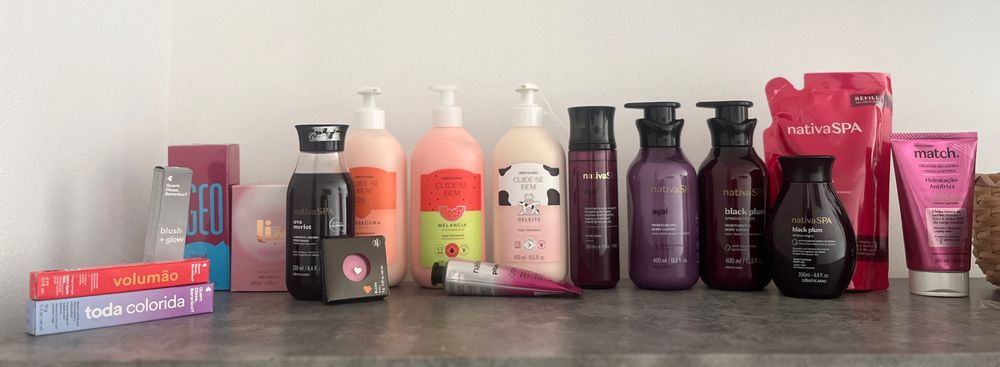 Kit boticário - Vários produtos