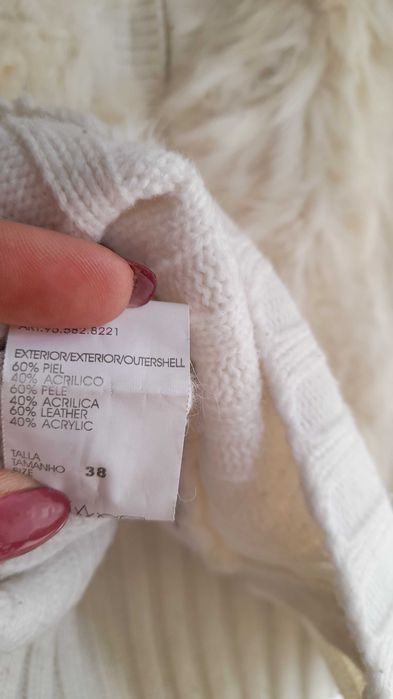 Colete pele Blanco 38