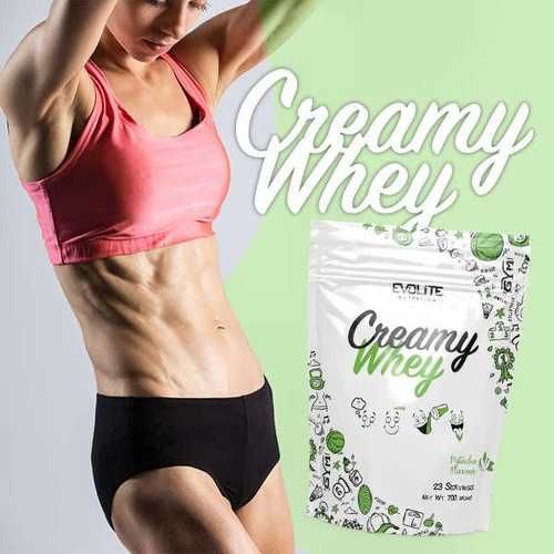 Evolite Creamy Whey 700g Białko WPC Odżywka Białkowa kremowy wafelek