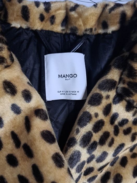 Casaco leopardo Mango