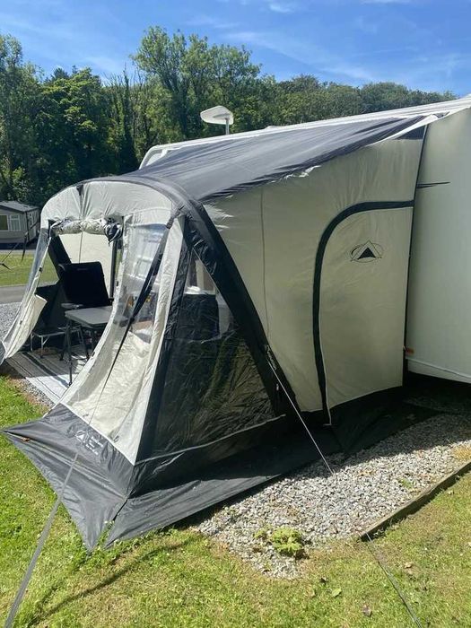 Nadmuchiwany pompowany przedsionek SunCamp Air 390 kamper przyczepa