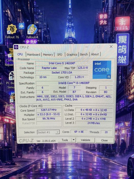 PC Gaming RTX 4060 + i5 14600KF + 32GB DDR5 + 2TB + Monitor 240Hz