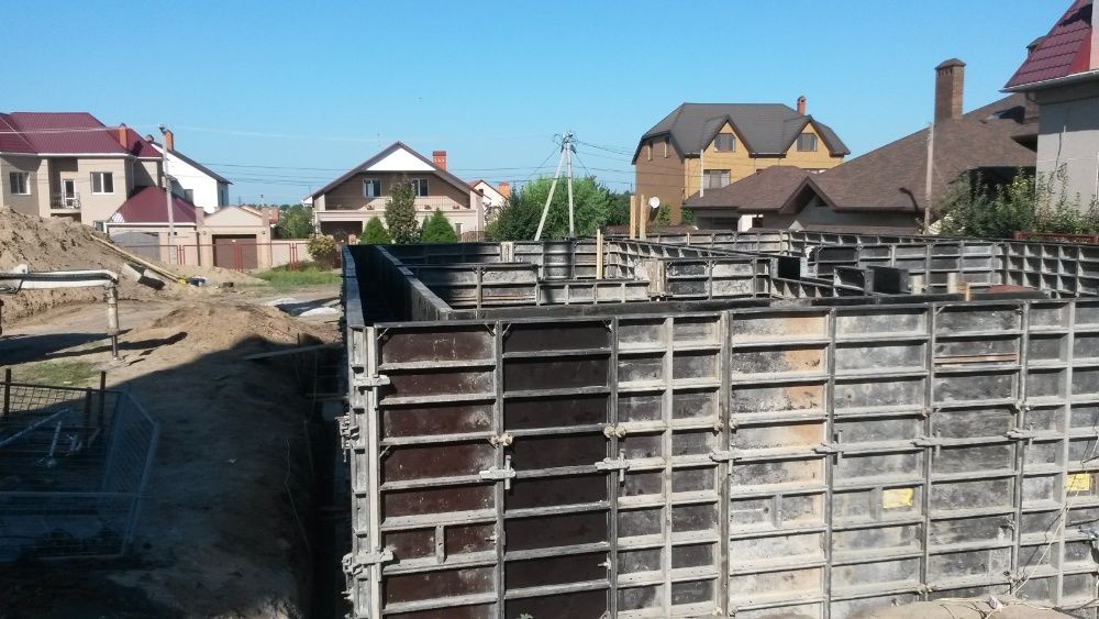 Бетонные работы, монолитные конструкции, бетонный фундамент