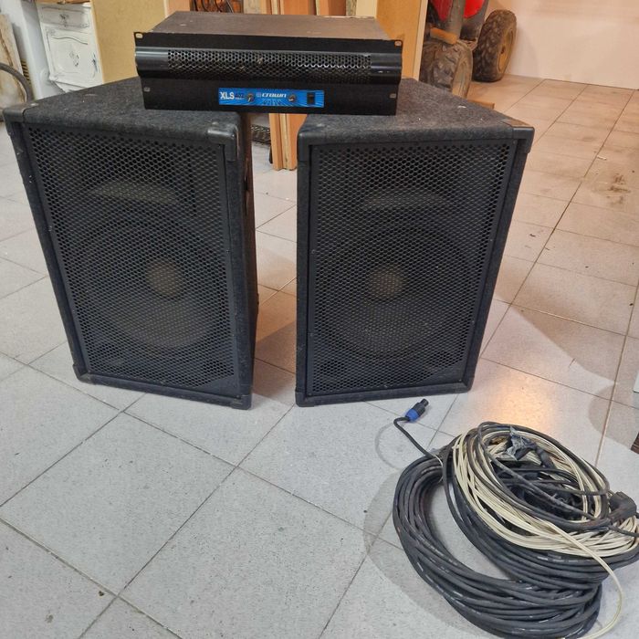 2 Colunas MACH TX 15 NS - + Amplificador CROWN XLS 402 NS