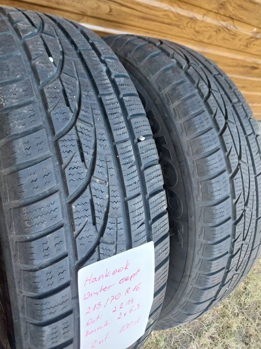 Opony hankook 215/70 r16 , 2szt