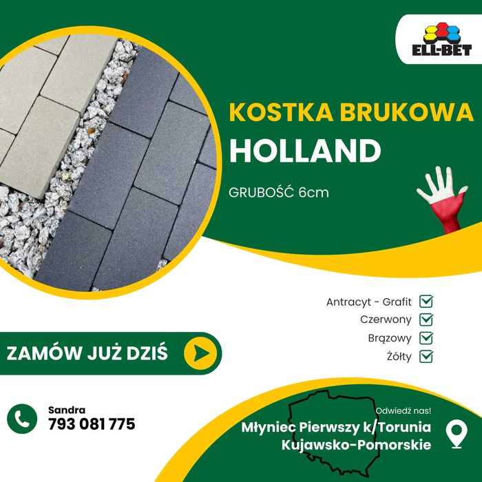 ***Kostka brukowa**prostokąt **Holland**Producent***