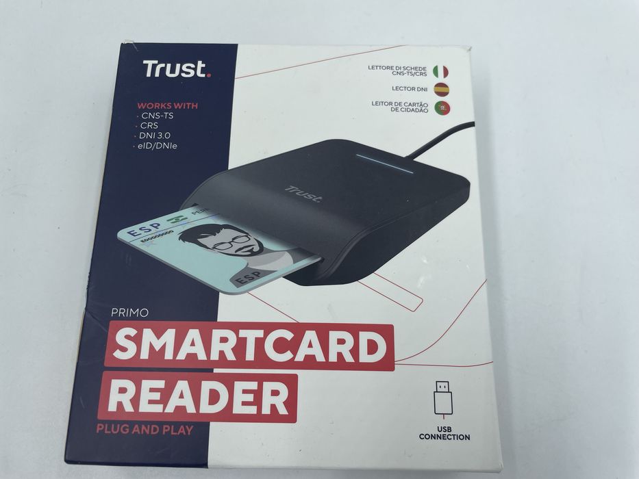 Zewnętrzny Czytnik Kart Inteligentnych Trust Primo Smartcard Reader