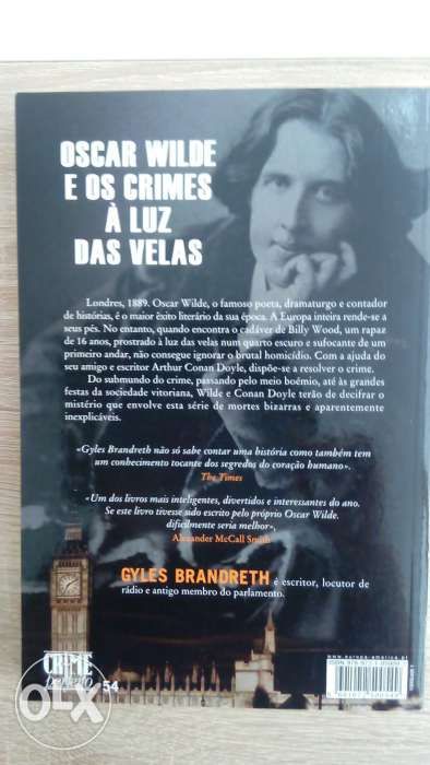 Oscar Wilde e os crimes a luz das velas