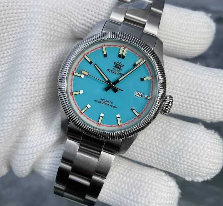 Годинник наручний Steeldive SD1906T: Японський автомат Seiko NH35. САПФІР. 200M WR.
