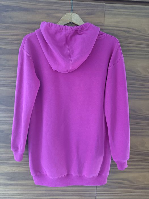 Bluza dresowa damska z kapturem różowa XS
