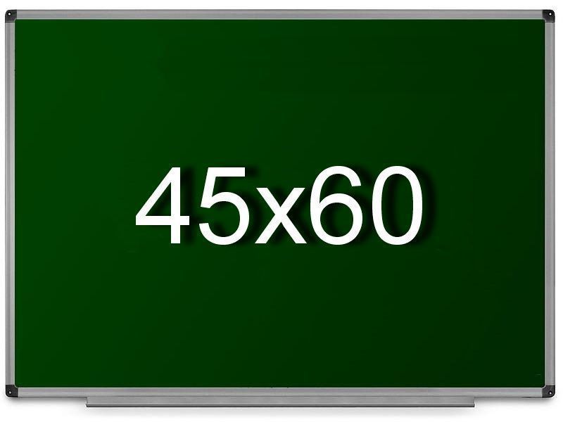 Дошка магнітна для крейди в алюмінієвій рамі 45х60 см UkrBoards