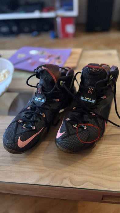 Nike Lebron 12 muliticolor