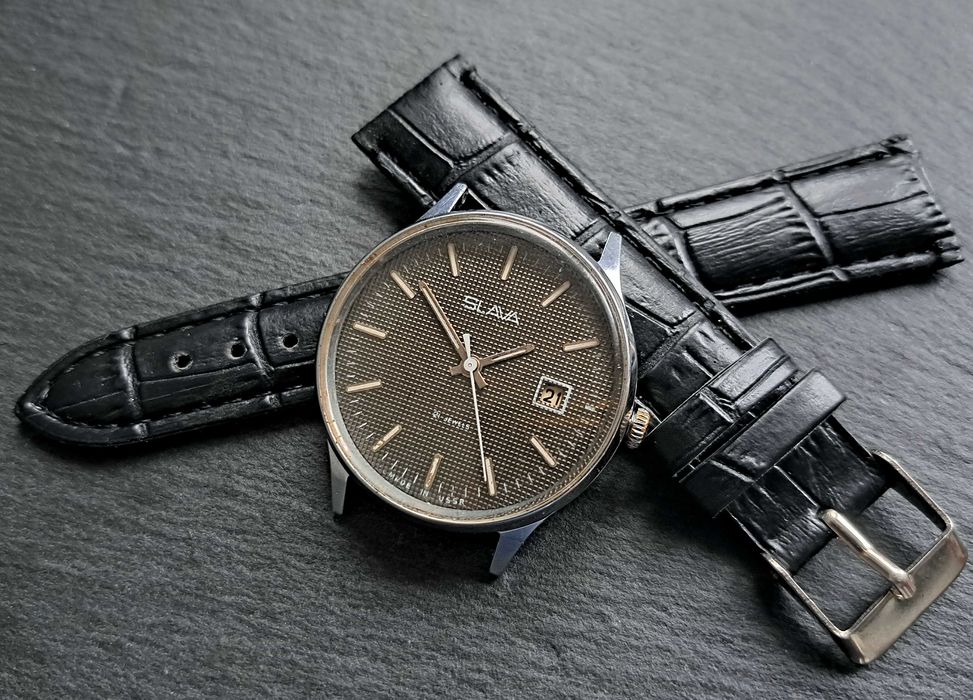 Slava Mikrokratka radziecki zegarek vintage