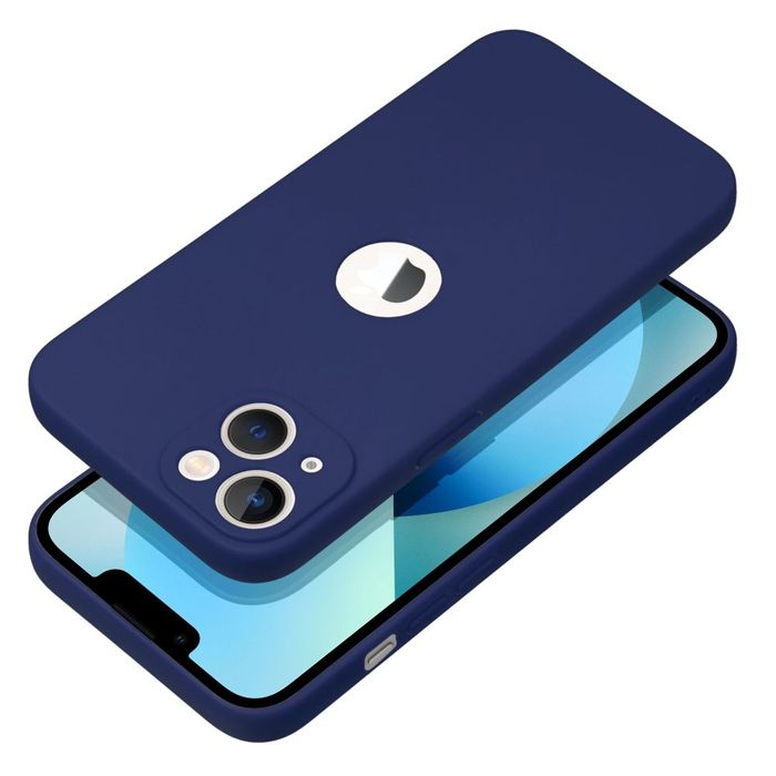Futerał Soft Do Iphone 13 Ciemny Niebieski