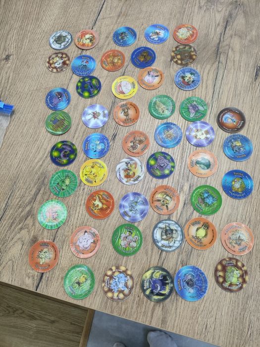 Pokemon Tazo różne serie