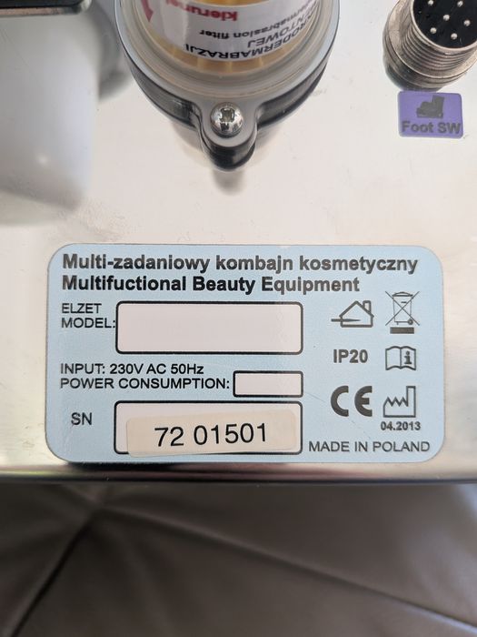 Profesjonalny kombajn kosmetyczny HEBE | Mikrodermabrazja | Okazja