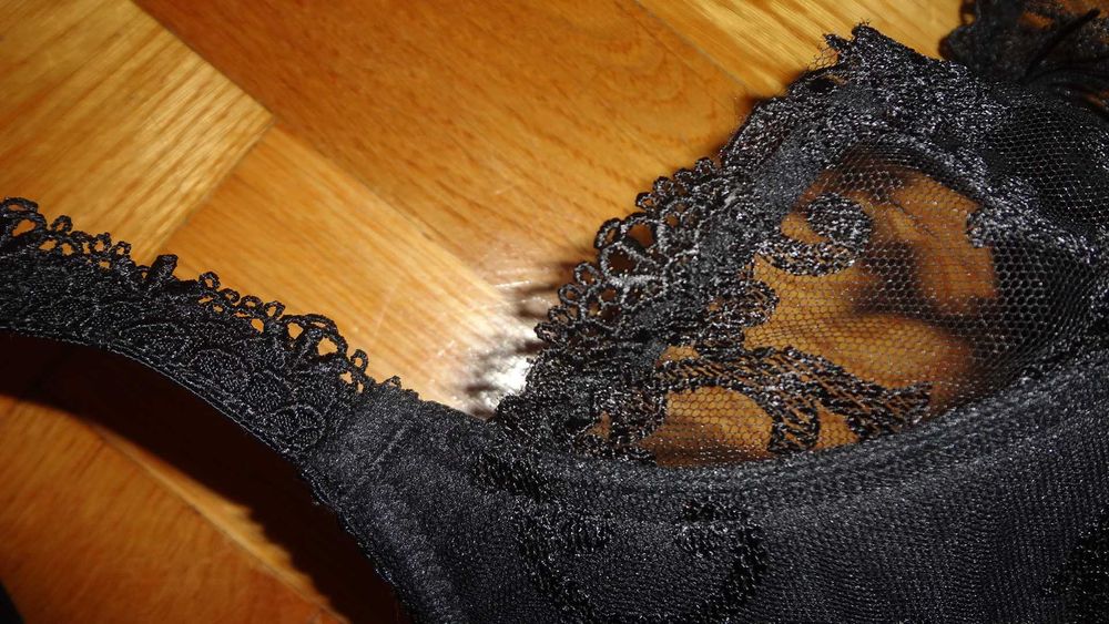 Biustonosz Ewa Bien Sybila 75D nowy, koronka, haft