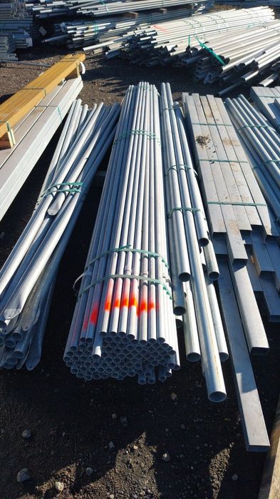 Rurka, słupek, palik do uprawy, ocynkowany fi25 mm