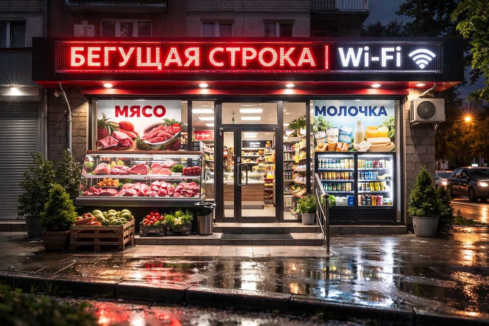 Бегущая строка | LED экран | Wi-Fi управление | Управление с телефона