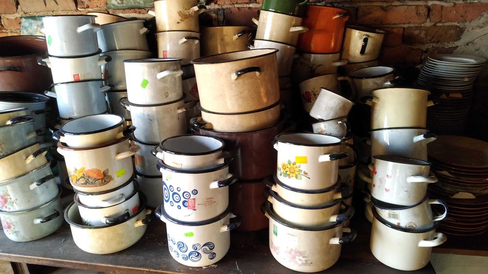 Nowe Garnki-Rondle-Olkusz-Emalia Rybnik-Myszków - Talerze + Gratis