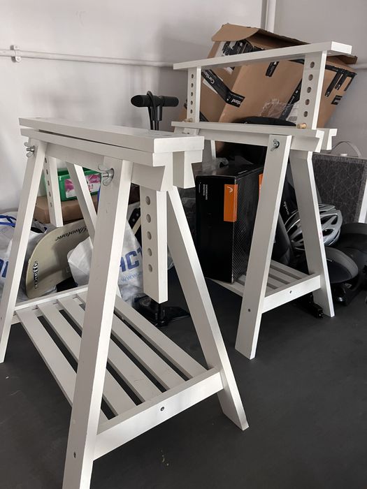 Białe kozły Ikea 2 sztuki