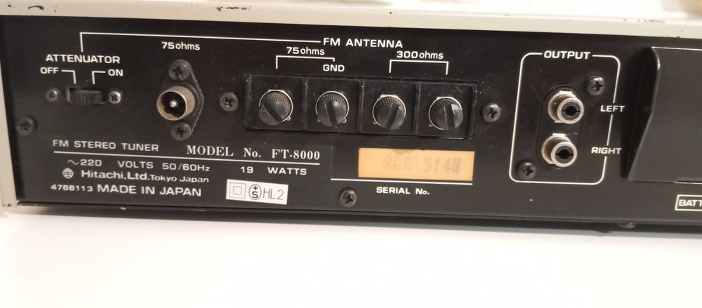 HITACHI FT - 8000  Fm stereo turner