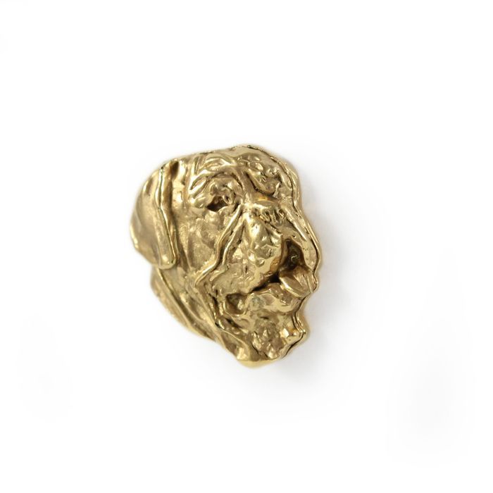 Dog z Bordeaux pin pozłocony Art-Dog
