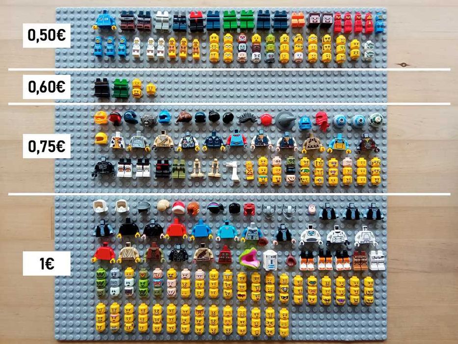 Peças Lego® - Minifiguras